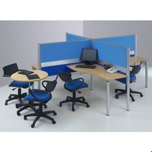 Partisi kantor Modera 1 WS 4 Staff