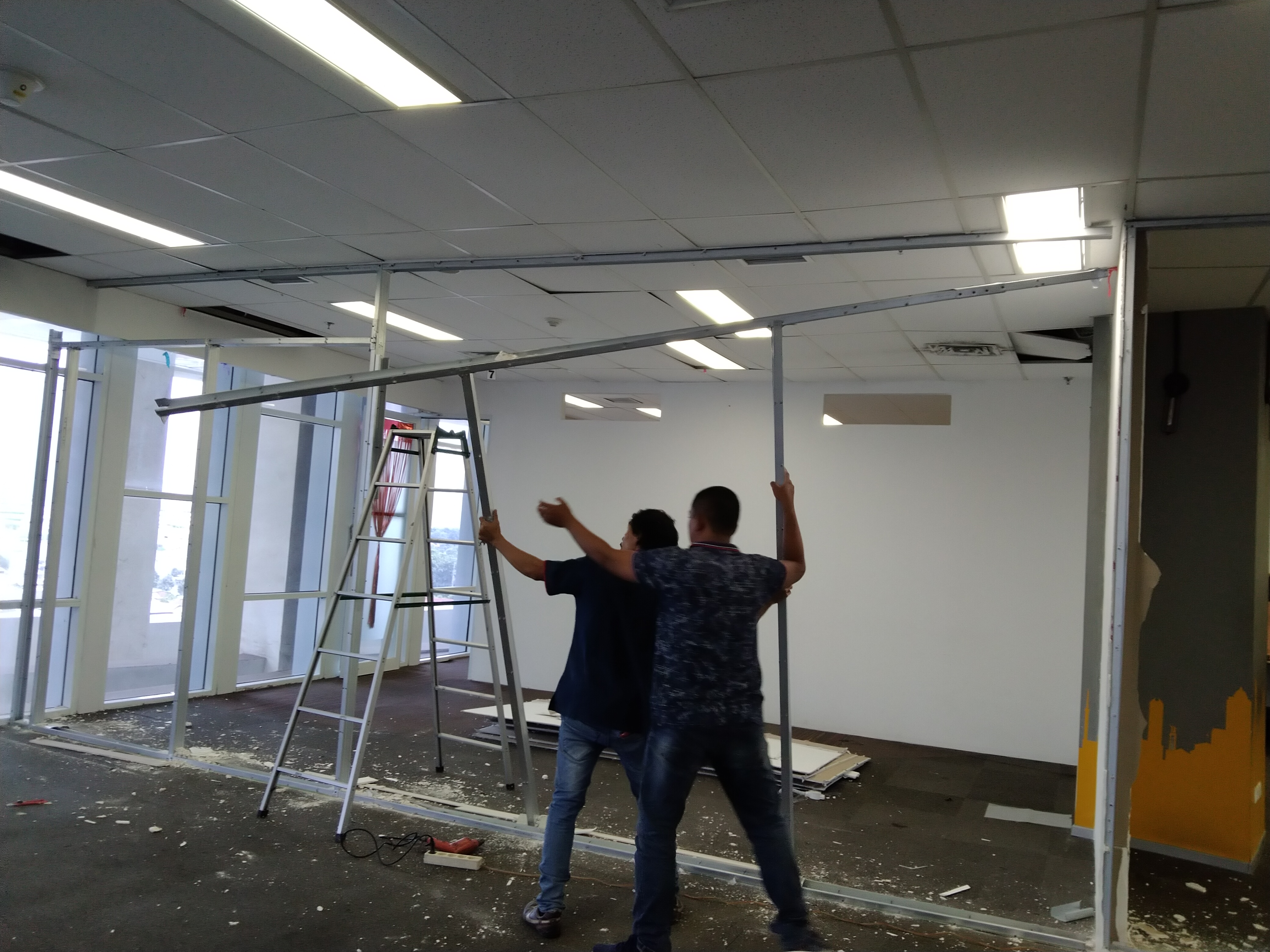 Jasa Bongkar Pasang Partisi Gypsum