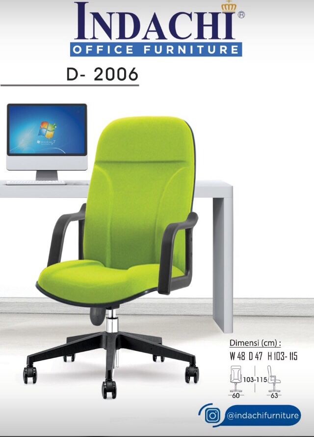 Indachi Kursi Kantor D-2600 TC Nylon